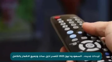 ترددات جديدة.. السعودية نيوز 2025 تتصدر نايل سات وجميع الأقمار بالكامل